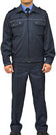 Костюм охоронця 'Плаза' (куртка+штани) колір т. синій