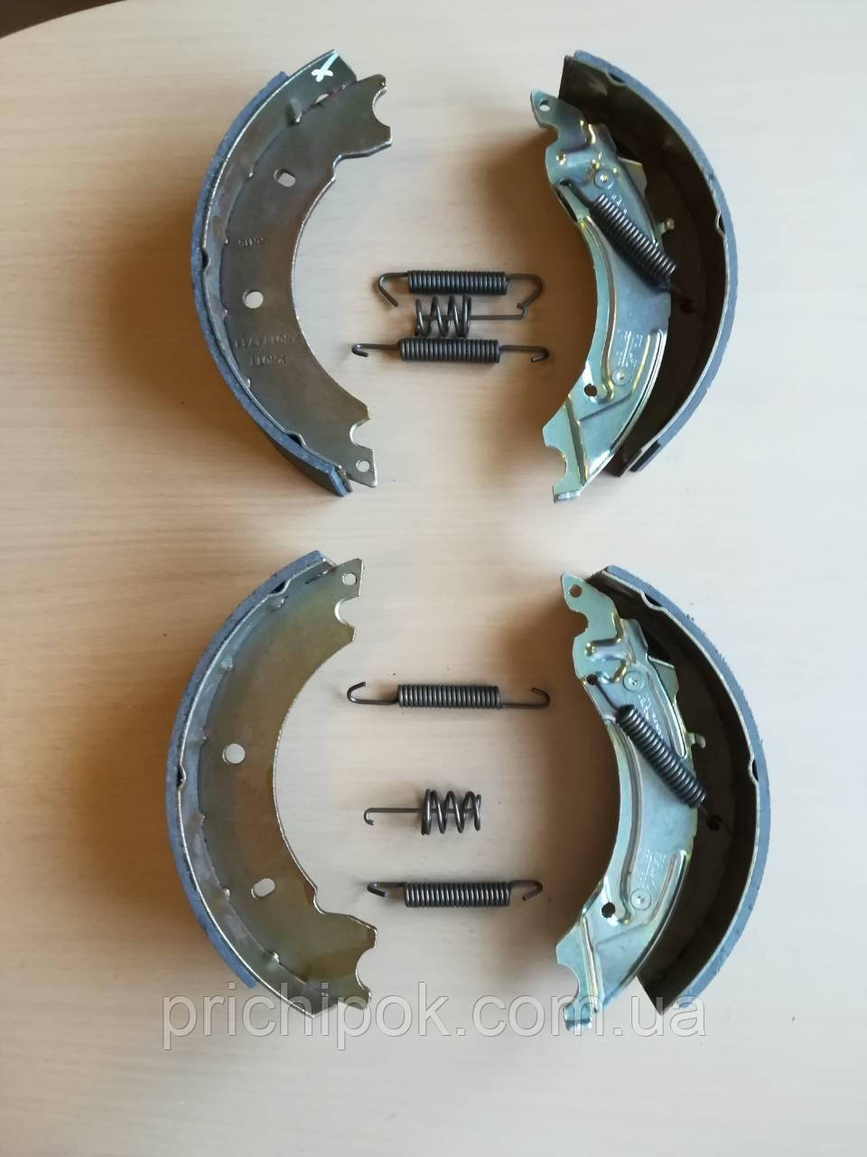 Гальмівні колодки КНОТТ F200, на вісь1300кг