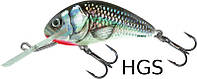 Воблер Salmo Hornet H4F HGS (Holographic Grey Shiner) 1,5-3,1м