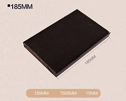 Захисна гофрована шторка 185 мм. Захист напрямних і ШВП.