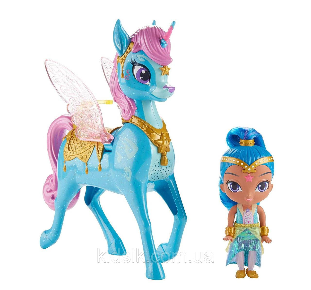 Лялька Шімер з інтерактивним єдинорогом -Блиск і Мерехтіння -Shimmer and Shine Magical Flying Zahracorn