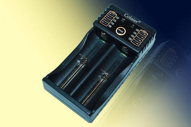 Пристрій зарядний для акумуляторів Colaier С20 (14500/16340/18650/26650) на 2АКБ, фото 2