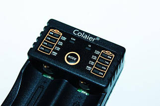Пристрій зарядний для акумуляторів Colaier С20 (14500/16340/18650/26650) на 2АКБ, фото 2