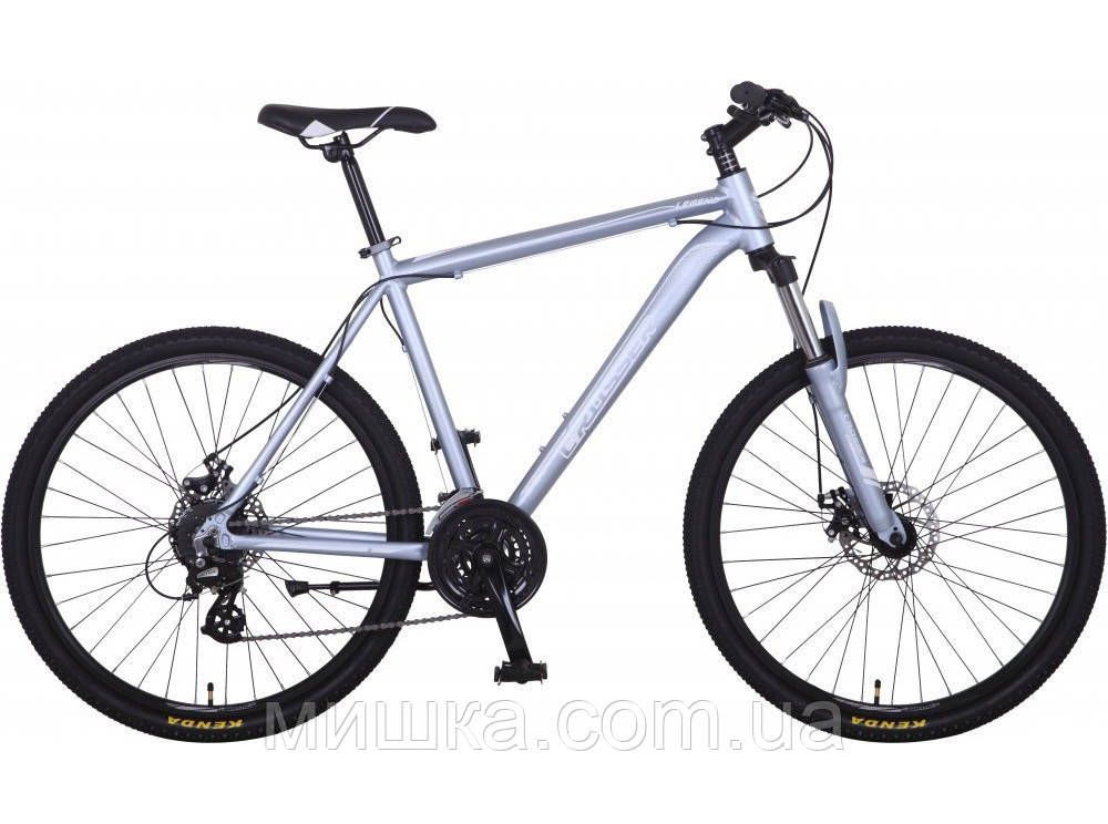 Велосипед гірський Crosser Legend-1*19 29" срібло алюмінієвий