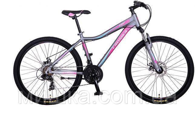 Велосипед Crosser Sweet -1*16 26" сірий гірський алюмінієвий