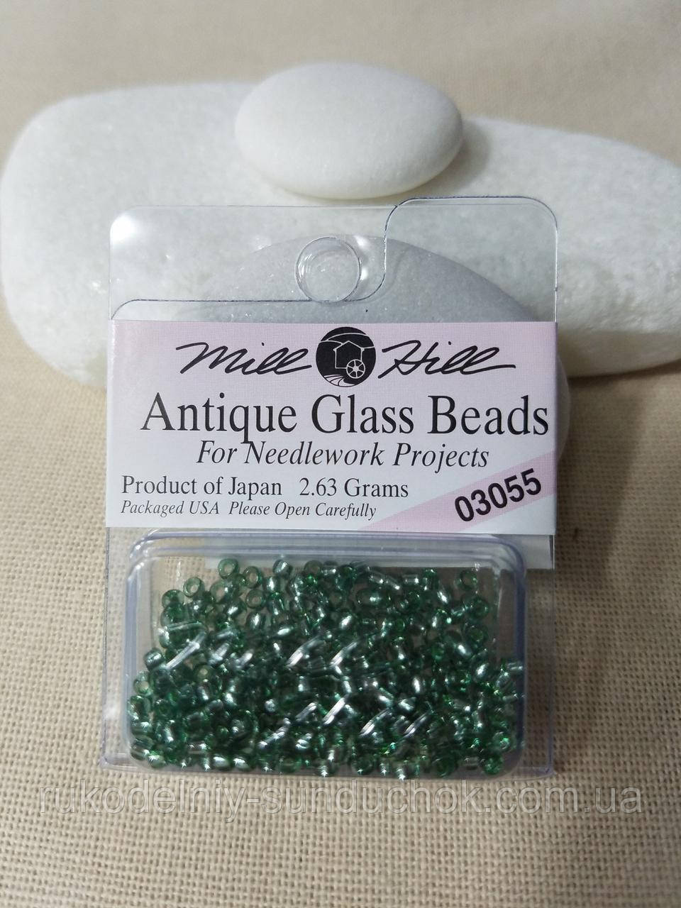 03055 бисер Mill Hill, 11/0 Bay Leaf Antique Glass Beads: продажа ...