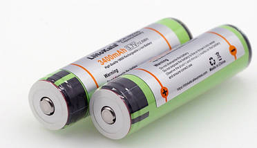 Захищений Li-Ion акумулятор Panasonic NCR18650B 3400 mAh Оригінал, фото 2