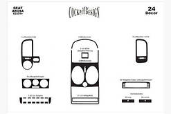 Накладки на торпеду Seat Arosa 1997-2005 (декор панелі Сеат Ароса)