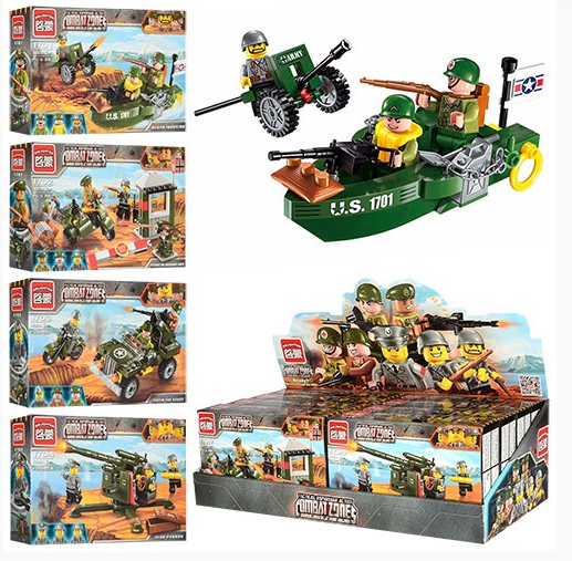 Конструктор Brick Enlighten серия Зона боевых действий / Combat zones 1701-1704 (4 вида)