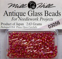 03056 бісер Mill Hill, 11/0 Antique Red Antique Glass Beads