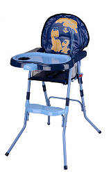 Дитячий стільчик для годування HC100A BLUE