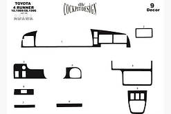 Накладки на торпеду Toyota 4Runner 1989-1995 (декор панелі Тойота Раннер)