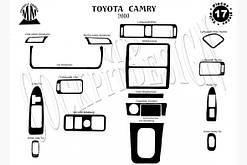 Накладки на торпеду Toyota Camry 2002-2007 (декор панелі Тойота Кемрі)