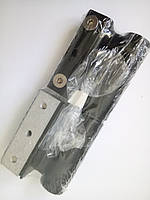 Петля дверная для алюминиевого профиля с европазом (14 - 18 мм),черная.