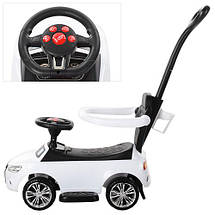Толокар каталка Audi Bambi з батьківською ручкою та MP3, фото 2