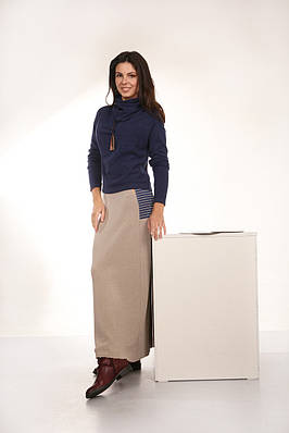 Спідниця струмлива довга