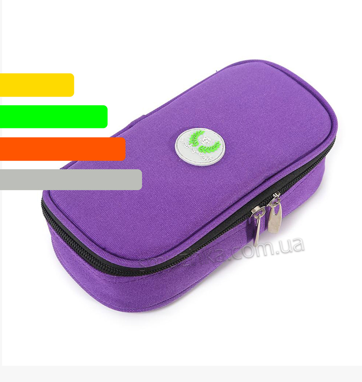 Чохол для зберігання інсуліну з термометром +4 до +24°C фіолетовий