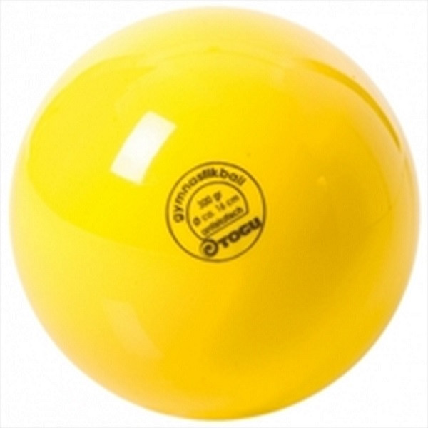 М'яч гімнастичний TOGU d.16 см, 300 м (18 кольорів в асортименті) Жовтий