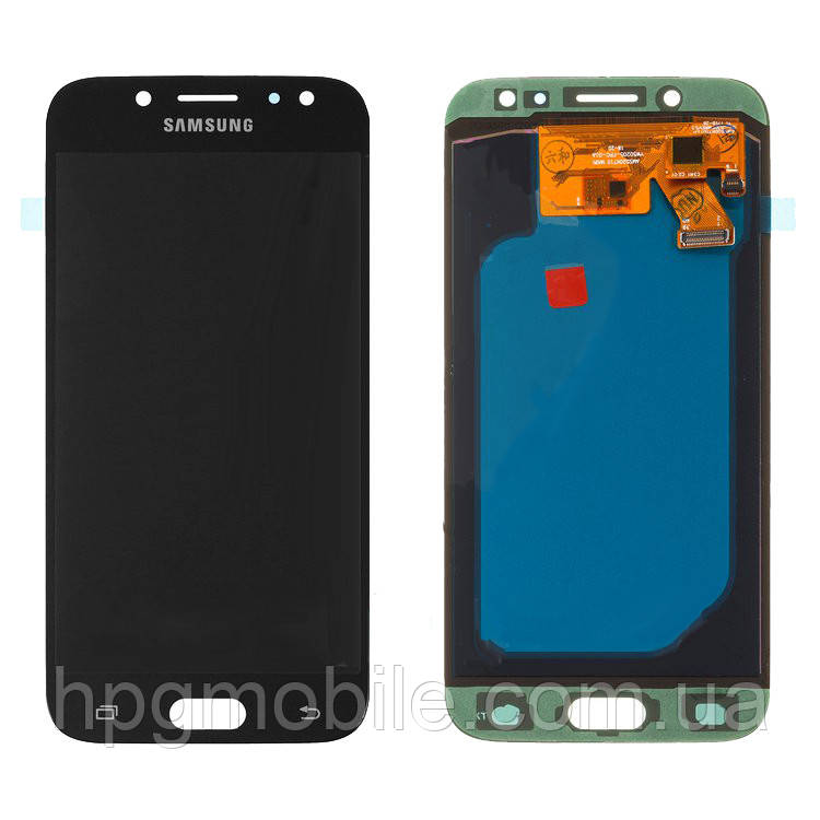 Дисплей для Samsung Galaxy J5 J530 (2017), модуль у зборі (екран і сенсор), чорний, OLED, фото 1