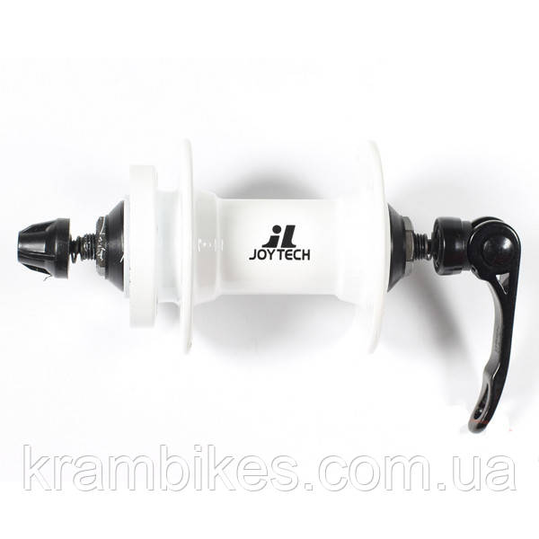 Втулка передня під диск 32H Joy Tech D041DSE біла, фото 1