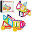 Дитячий магнітний конструктор WW02, (30 дет.),фігури, літак та ін., фото 2