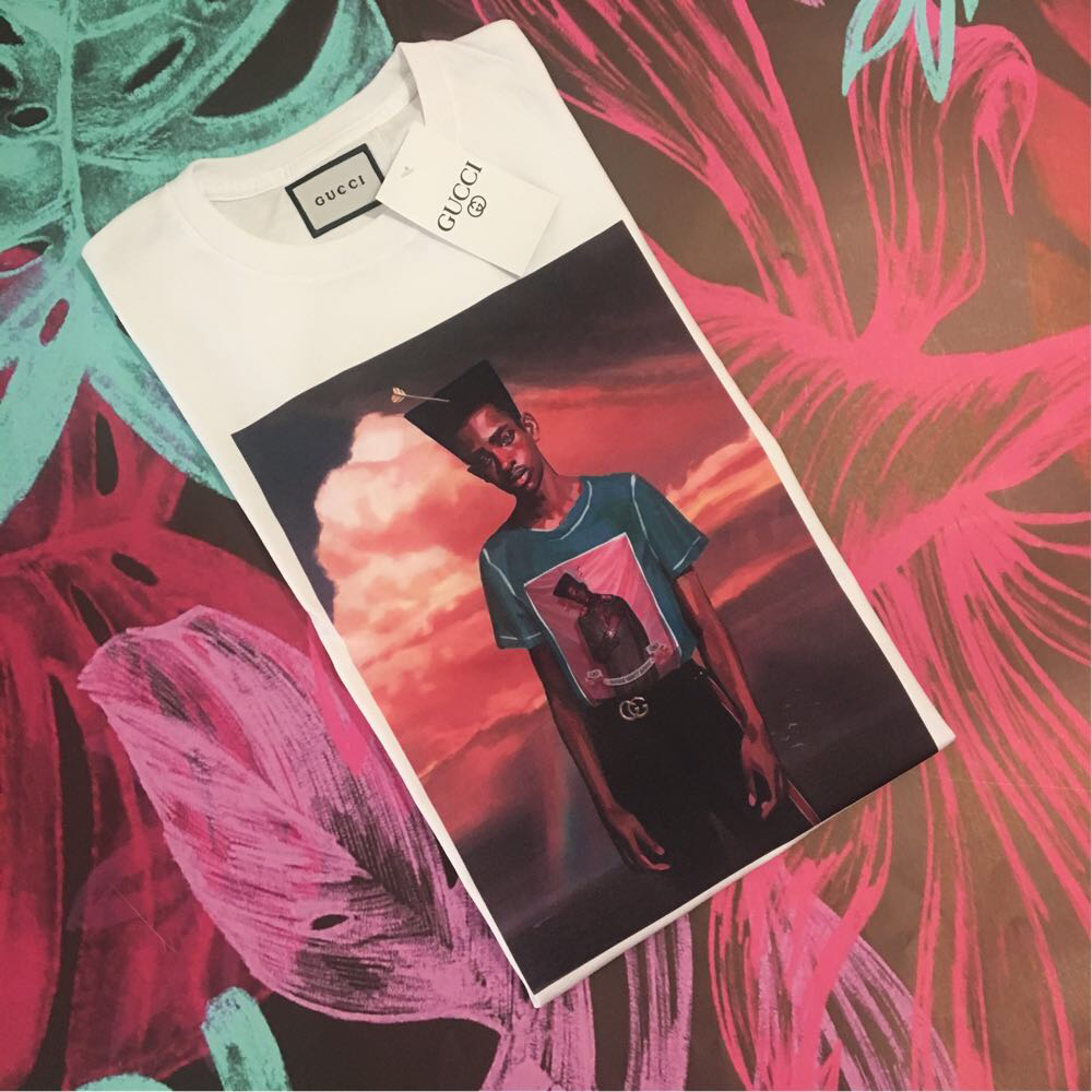 Gucci біла футболка. Бірки.