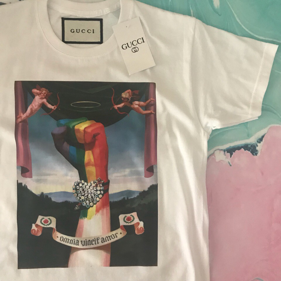 Gucci Rainbow. Стильна футболка з ориг биркою