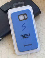 Чохол-накладка Silicon Case для Samsung Galaxy S6 Edge G925 Блакитний