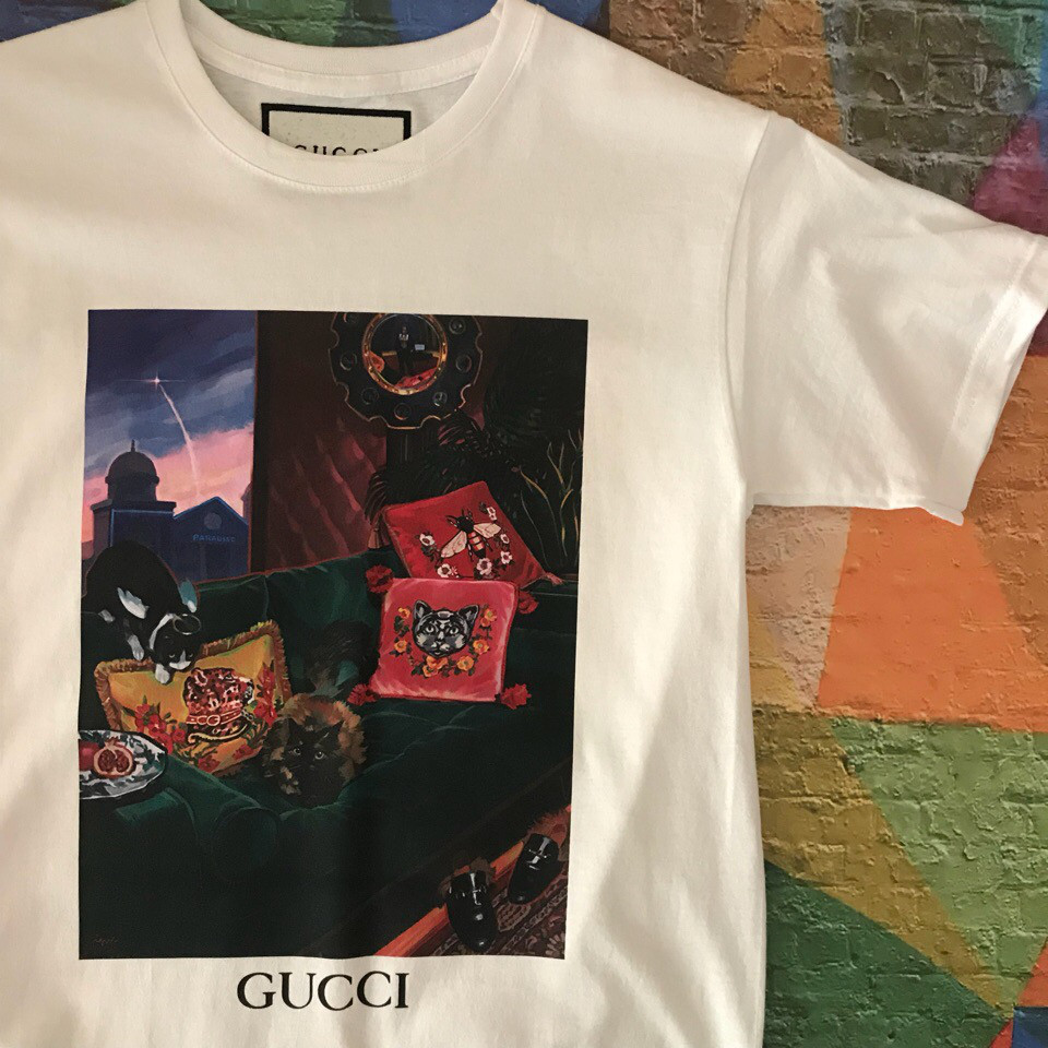 Футболка Gucci home. . Ориг бірка XS
