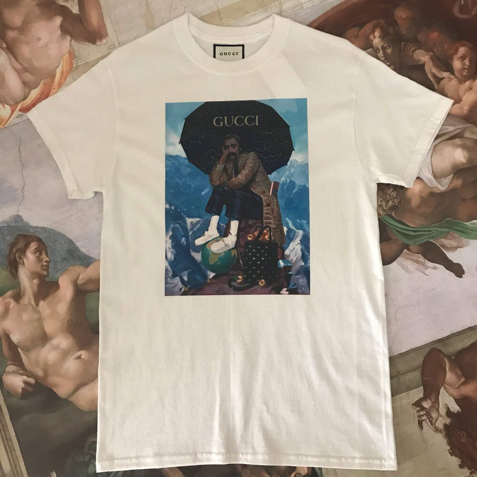 Футболка Gucci Sad Man. Ориг бірка