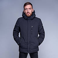 Чоловіча зимова куртка, синього кольору.