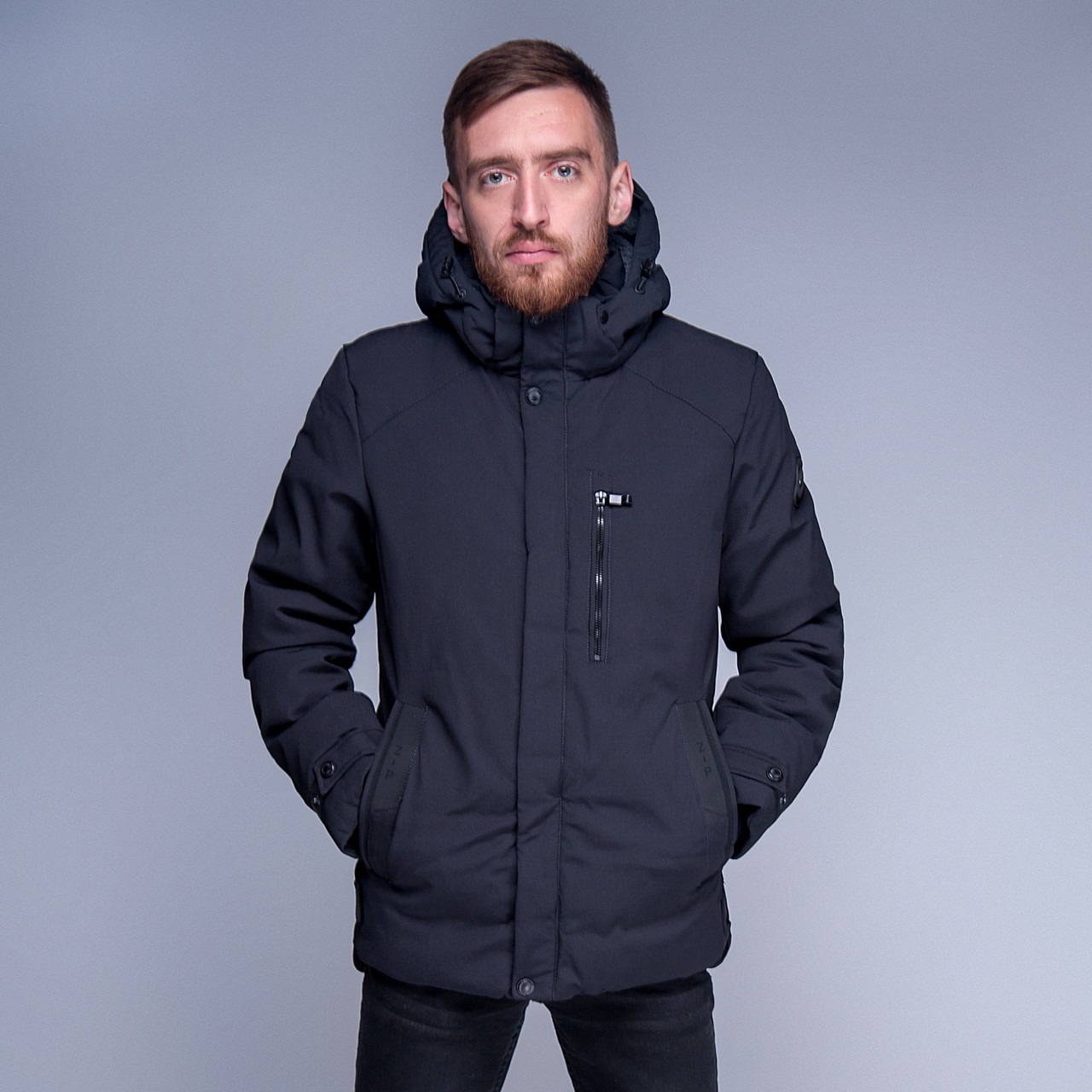 Чоловіча зимова куртка, синього кольору. - фото 1 - id-p799517233