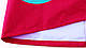 Плащ-дощовик дитячий (червоний) з просоченням на замку, фото 5