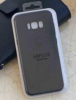 Чорний чохол-накладка Silicon Case для Samsung Galaxy S8 Plus Темно-синій