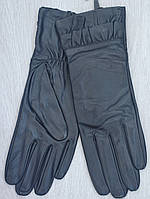 Жіночі рукавички з натуральної шкіри підкладка нейлон, гуртом