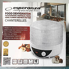 Сушарка для грибів, фруктів і овочів Esperanza EKD002, фото 4