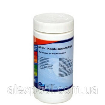 Chemochlor Multitab (табл. 200 г) 50 кг Повільнорозчинний хлорпрепарат комплексної дії 4в1 (табл. 200