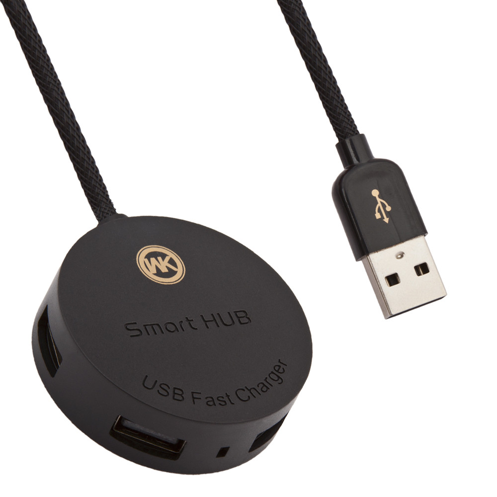 USB Hub WK (Remax) Carbin WDC-033 2.1 A 4*USB 120cm black