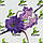 Венеційська маска з квіткою фіолетова, фото 2