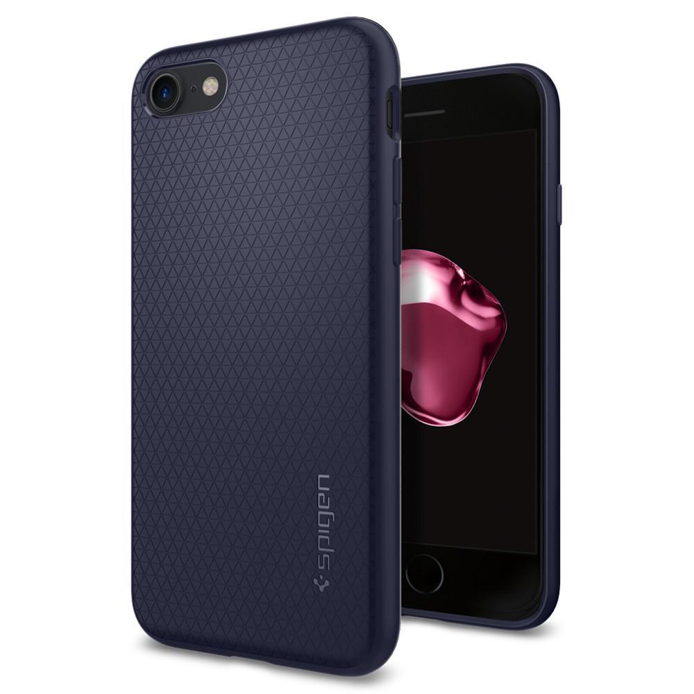 Чехол Spigen для iPhone SE 2022/ 2020/ 8/ 7 - Liquid Air Amor, Midnight Blue (042CS21189)