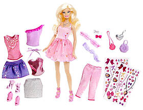 Ігровий набір Барбі модниця з набором одягу/Barbie Glitter Coordinates! Fashion Set