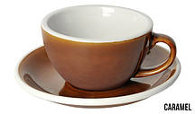Чашка і блюдце для капучино Loveramics Egg Cappuccino Cup & Saucer Сaramel, 200 мл