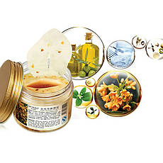 Тканинні патчі для очей з золотим османтусом Bioaqua Golden Osmanthus Eye Mask, 80 штук, фото 5