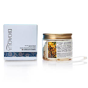 Тканинні патчі для очей з золотим османтусом Bioaqua Golden Osmanthus Eye Mask, 80 штук, фото 1