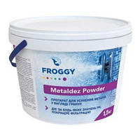 Химия для бассейнов Froggy Metaldez Powder 1,5 кг - Средство для удаления металлов из воды в виде гранул