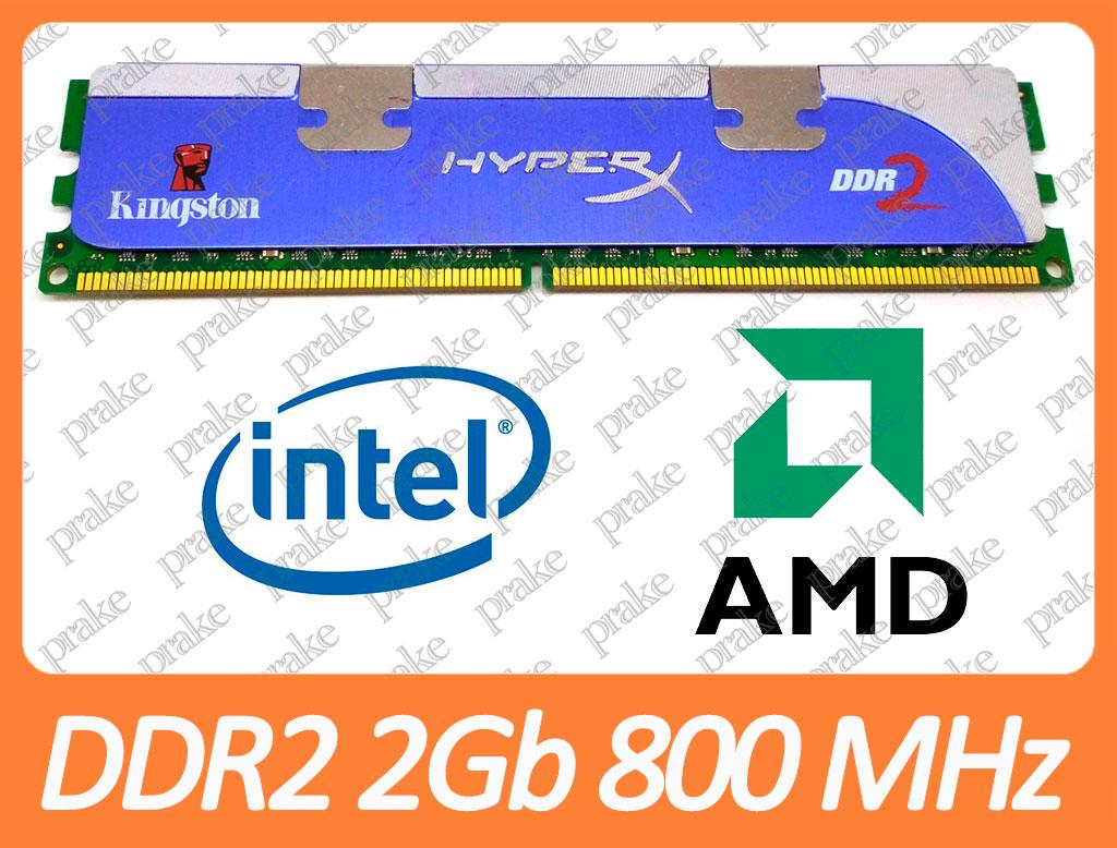 DDR2 2GB 800 MHz (PC2-6400) CL5 Kingston KHX6400D2/2G, фото 1