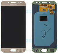 Дисплей (экран) для Samsung J530 Galaxy J5 (2017) + тачскрин, золотистый OLED