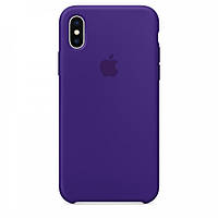 Чохол для iPhone XS Max Silicone Case бампер (Purple)