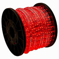 Дюралайт красный 100 м 2WRL двухжильный пвх трубка LED light