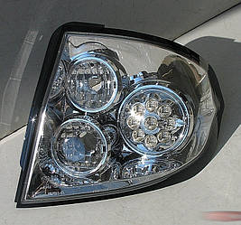 Ліхтарі Hyundai Getz тюнінг Led оптика (хром)